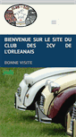 Mobile Screenshot of 2cv-club-orleanais.org